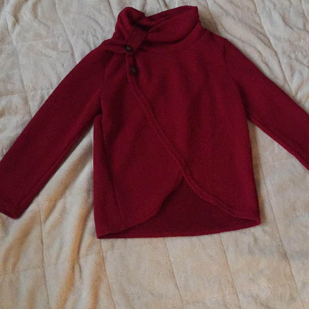 Burgundy sweater possibly vintage